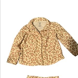Leopard pajamas set